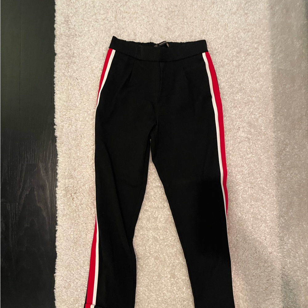 Slim stripe pants